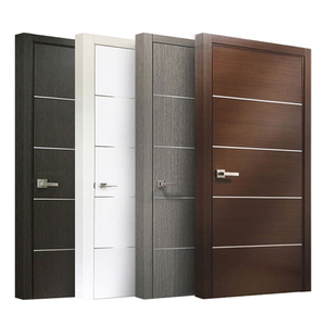 Casa hotel appartamento <span class=keywords><strong>porte</strong></span> in legno di alta qualità design camera interna elegante porta in legno massello composito di colore <span class=keywords><strong>grigio</strong></span> - Product Image 6