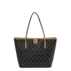 Sac fourre-tout et sac à main en cuir PU de haute qualité avec motif géométrique, logo personnalisé, chaînes, fermeture éclair antivol, design portable - Product Image 1
