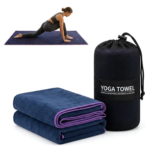 Toalla de Microfibra Extra Larga para Yoga, Antideslizante, Absorbente y de Secado Rápido para Yoga Caliente, Pilates, Gimnasio y Viajes - Product Image 1