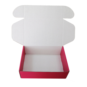 Mail Shipping Box Custom High Quality Flip Top Cardboard Mailing Boxes Red Shipping Boxes