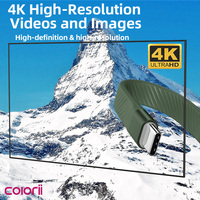 Cable de Extensión USB-C Macho a Hembra Colorii, Plano, Tipo FPC, 20Gbps, Carga Rápida PD 100W, Video 4K 60Hz, Cable Tipo C