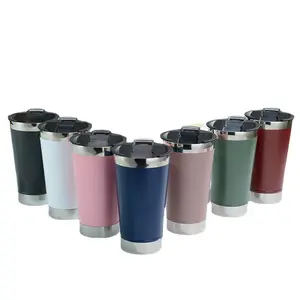 20 Oz Stainless Steel Vacuum Double Wall Leakproof Camping Travel Coffee Mug Beer Tumbler Sublimation Mug Supplier