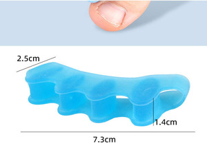<span class=keywords><strong>Prix</strong></span> bas séparateur fonction oignon soulagement de la douleur soins des pieds SEBS <span class=keywords><strong>Gel</strong></span> Silicone orteil forme originale entretoises lisseur - Product Image 2