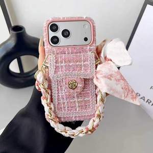 Nouvelle coque de protection européenne en laine de camélia avec sangle réglable et clip à boule dorée antichoc pour 17/16/15 Pro <span class=keywords><strong>Max</strong></span> - Product Image 1
