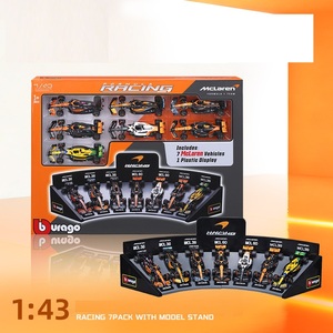 2026-06 Set di 7 Modellini di Auto da Corsa Formula <span class=keywords><strong>1</strong></span> <span class=keywords><strong>F1</strong></span> in Scala <span class=keywords><strong>1</strong></span>:43 (con Casco) Modello in Lega di Simulazione 4 #   81 # - Product Image 3