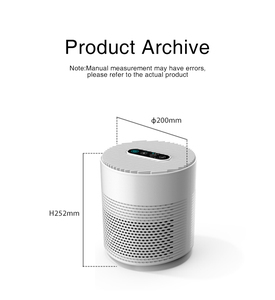 Purificateur d'<span class=keywords><strong>air</strong></span> HEPA portable avec 3 vitesses et veilleuse pour chambre de bébé et utilisation en voyage - Product Image 6