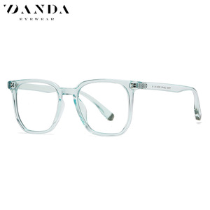 Zanda Eyewear TR7606 Gafas ópticas rectangulares con montura completa y lentes transparentes grises para mujer, tamaño de montura mediano - Product Image 4