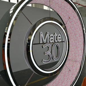 Hình dạng tùy chỉnh kính Infinity gương Bảng điều chỉnh 3D LED quảng cáo dấu hiệu Infinity gương - Product Image 5