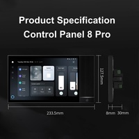Glomarket untuk Sistem Panel Pintar Layar Sentuh 8-inci Zigbee3.0 Hub dengan Alexa Terintegrasi Smart Life Android 11 Multi-fungsi Pintar