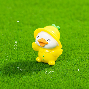 Mini Patos de Resina Coloridos, Figuras de Animales en Miniatura, Adorno para Coche, Decoración para Jardín, Casa de Muñecas, Micropaisaje - Product Image 6