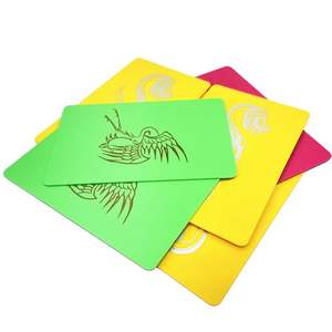 Carte NFC personnalisée 2026, carte de visite numérique NFC avec dorure or colorée - Product Image 1