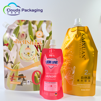 Pochette personnalisée pour après-shampoing, emballage de shampoing, sac pour masque capillaire, emballage plastique pour crème capillaire, pochette debout avec bec verseur
