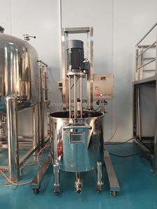 Mezcladora <span class=keywords><strong>de</strong></span> Alto Cizallamiento Móvil con Elevación Eléctrica para Cosméticos, Crema, Homogeneización y Emulsificación con Bomba <span class=keywords><strong>de</strong></span> Motor Central - Product Image 4