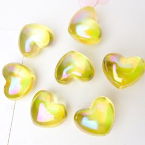 Cristales de Cuarzo de Colores Aura, Cristales Curativos en Forma de Corazón, Electrochapados, para Regalo o Decoración del Hogar, Venta al por Mayor - Product Image 3