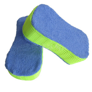 Éponge de lavage de voiture en microfibre, tissu éponge, 23x11.5x5.6cm, fournitures de nettoyage et de detailing automobile - Product Image 2