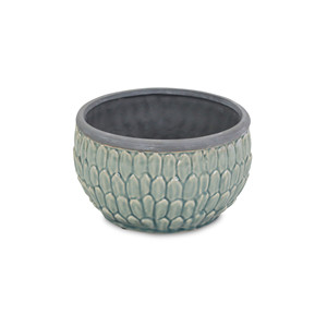 HMS 8 \ "Aqua materica tono su tono ceramica per interni/esterni rotonda vaso fioriere e fioriere - Product Image 3