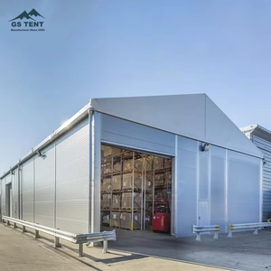 Nhà kho di động khung kim loại nhôm công nghiệp PVC cỡ lớn ngoài trời 60x120m, 50m x 100m dùng cho trang trại - Product Image 2