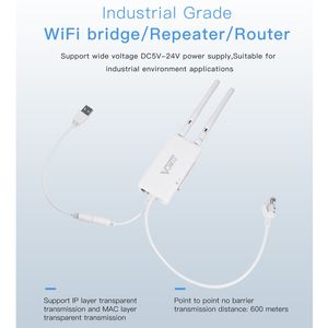 <span class=keywords><strong>Vonets</strong></span> VAP11S 2.4G มินิไร้สาย300Mbps <span class=keywords><strong>WIFI</strong></span> repeater 2เสาอากาศอุตสาหกรรม2.4G บริดจ์/รีเลย์/ เราเตอร์ - Product Image 3