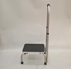 Bangku pijakan kaki 250lbs tugas berat, kaki baja, rangka konstruksi tunggal dapat dilepas, Platform karet Anti selip - Product Image 3