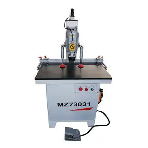 High speed single head vertical woodworking hinge boring drilling machine