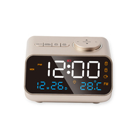 Pantalla LED Digital para dormitorio de niños, despertador Dual, mesa de hora, FM, USB, Radio, reloj de carga, gran regalo