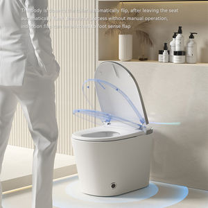 Haut de gamme monté au sol chasse automatique céramique intelligente <span class=keywords><strong>Wc</strong></span> toilette salle de bain toilettes intelligentes - Product Image 3
