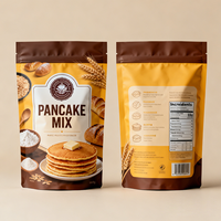 Bolsas Doypack Personalizadas con Cierre Superior para Impresión Digital, para Alimentos Congelados, Papas Fritas, Mezcla para Waffles y Panqueques