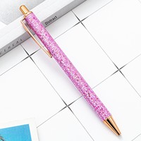Stylos à bille carrés en métal mignons de 1,0 mm, personnalisables avec logo, pour publicité et cadeaux créatifs