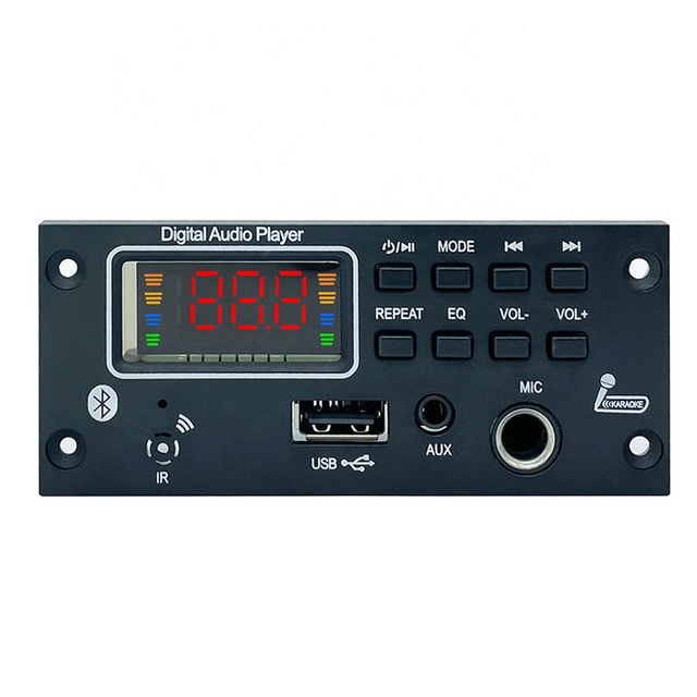 New Arrival Microphone Connected to Karaoke Lossless Sound Quality USB/TF Card Blue Tooth Decoding Board MP3 Decoder Board
