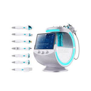 Appareil de beauté facial professionnel 7-en-1 avec hydrodermabrasion et pulvérisation d'oxygène pour l'éclaircissement de la peau et le nettoyage en profondeur en <span class=keywords><strong>spa</strong></span> - Product Image 3