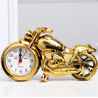 Vente en gros de chiffres arabes alarme en forme de voiture horloge en forme de moto exquise décoration de la maison