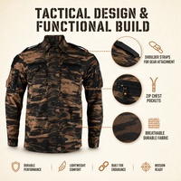 Combinaison tactique de camouflage KMS, vente en gros OEM, vente chaude, vêtements tactiques multicolores élégants pour les activités de plein air