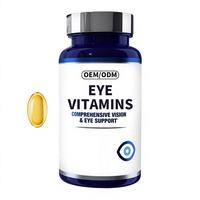 Gélules de vitamines pour les yeux Lutéine DHA EPA Complément alimentaire pour la vision OEM ODM Marque privée Fabricant sur mesure 120 gélules