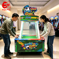 Machine de jeu d'arcade de football 110-240V, cabinet en métal et acrylique, jeu de compétition 2 joueurs pour salle de jeux d'arcade et parc d'attractions