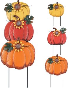 Meilleure Vente : Décorations de Jardin Décoratives pour l'Automne – Panneau de Bienvenue Citrouille pour l'Extérieur et la Maison - Product Image 3