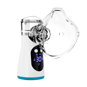 Tampilan layar Digital desain baru 2024, <span class=keywords><strong>Nebulizer</strong></span> jala ultrasonik dapat diisi ulang daya listrik untuk perawatan masalah napas penggunaan di rumah - Product Image 3