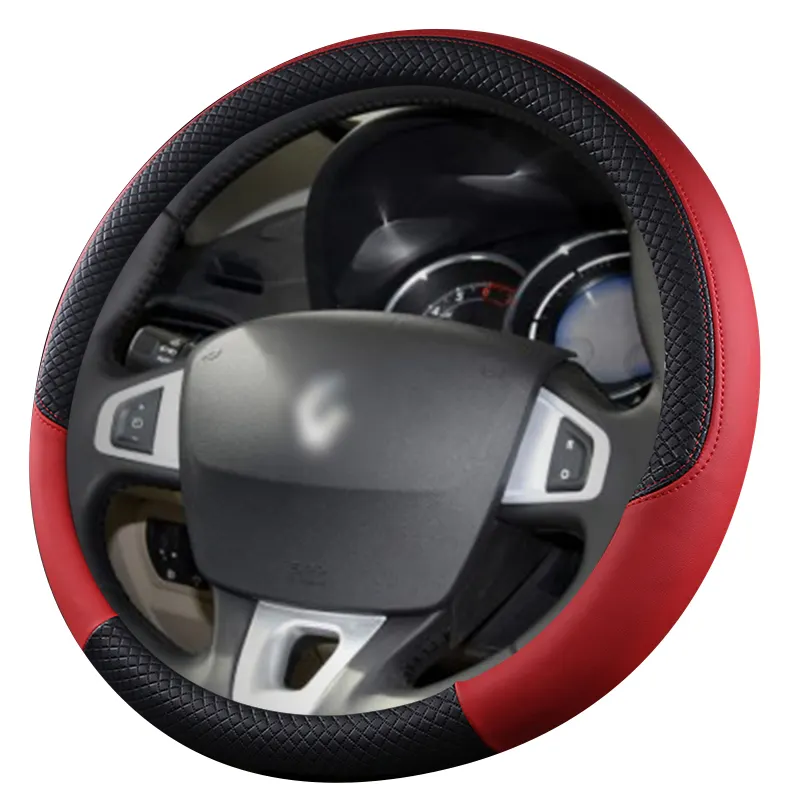 Universal Car Steering Wheel Cover Artificial Leather Rubber sport stylish Non-slip Auto Interior Accessories