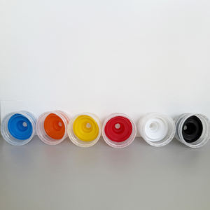 28/410 컬러풀 투명 스포츠 플립 탑 캡 실리콘 밸브 스포츠 캡 플립탑 캡 - Product Image 3