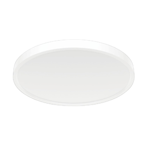 Panel de luz LED redondo de 14 pulgadas y 24 W (con iluminación por el borde), atenuación TRIAC, 1200 lm, ultrafino, para dormitorio, interior, residencial, montaje empotrado redondo - Product Image 1