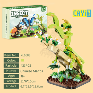 Cayi Côn Trùng Bộ Sưu Tập Động Vật Mô Hình Bọ Cắn Khối Xây Dựng Tự Làm Trẻ Em Câu Đố Đồ Chơi - Product Image 5
