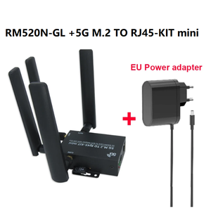 5G M.2 zu RJ45-KIT Mini Kit mit EU/ US Netzteil für Quectel RM530n-gl RM520N-GL RM500Q-GL Rj45 Adapter mit Kühler - Product Image 6