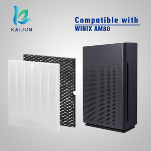 Piezas de purificador de aire KAIJUN, filtro Hepa, purificador de aire, filtro de repuesto, filtro de carbón activado Compatible con <span class=keywords><strong>Winix</strong></span> 5500-2 AM80 - Product Image 5