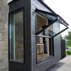 Cadres de fenêtres pliants en aluminium OUNA pour salle à manger, votre vue sur le jardin transforme les repas en une expérience panoramique, fonctionnement de pliage fluide - Product Image 5