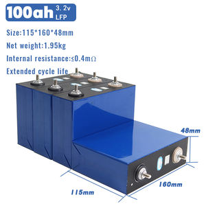 LFP 3.2 v wiederauf ladbare Lithium batterie Prisma tic 100ah Lifepo4 Batterie zelle 3.2volt 100ah lifepo4 Batterie Solar Power Storage - Product Image 2