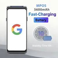 Batterie amovible 5200 mAh, écran 6,75 pouces, lecteur NFC RFID, imprimante de reçus 16 Go/2 Go, scanner de codes-barres portable 58 mm, Android 15 POS