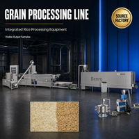 Machine de traitement du riz instantané, équipement de fabrication de riz artificiel, machine d'extrusion de produits céréaliers pour usine alimentaire