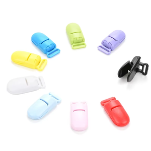 Clips de sucette en plastique de 15mm pour bébé à la mode - Product Image 5