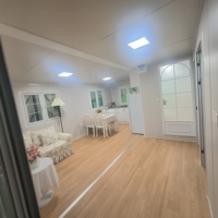 Maison modulaire extensible de 20 pieds pour complexe hôtelier, chambre d'amis dans la cour et location