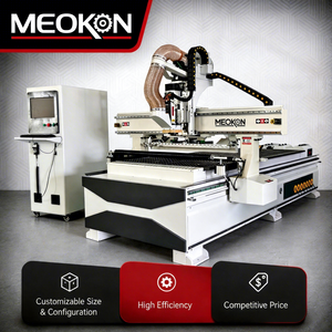 Machine de fraisage CNC pour le travail du bois MEOKON 1325, 12 outils ATC, moteur de broche haute vitesse 3 axes et composants de pompe essentiels - Product Image 1