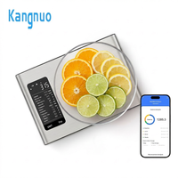 Báscula Digital de Alimentos con Bluetooth, Balanza de Cocina Inteligente con App, Muestra Calorías y Valores Nutricionales, Más Vendida